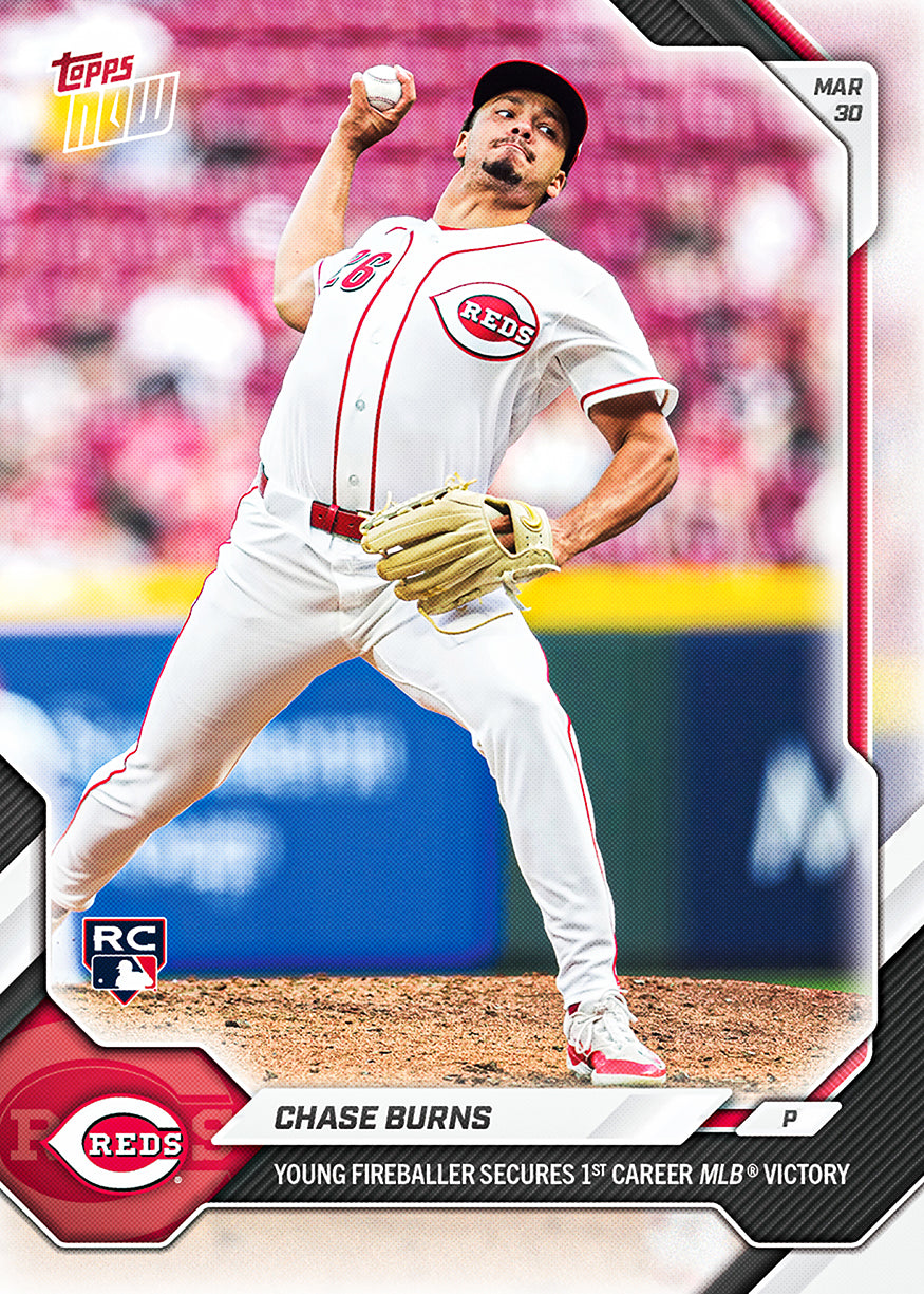 Chase Burns - 2026 MLB Topps NOW - Card 29 - PR: 3477 - PR: 236