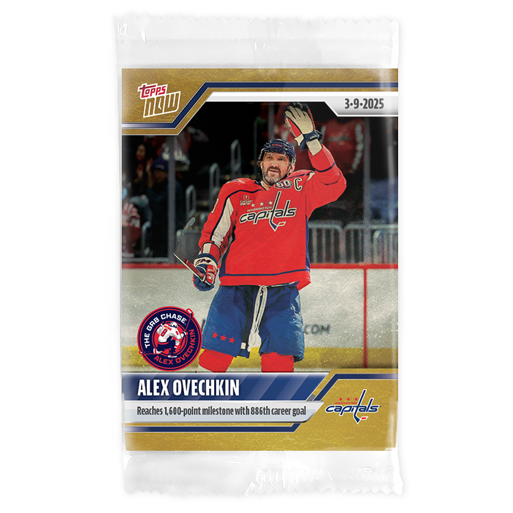 Alex Ovechkin - 2024-25 NHL Topps NOW - Sticker # 130 Pack - PR: 780 - Image 2