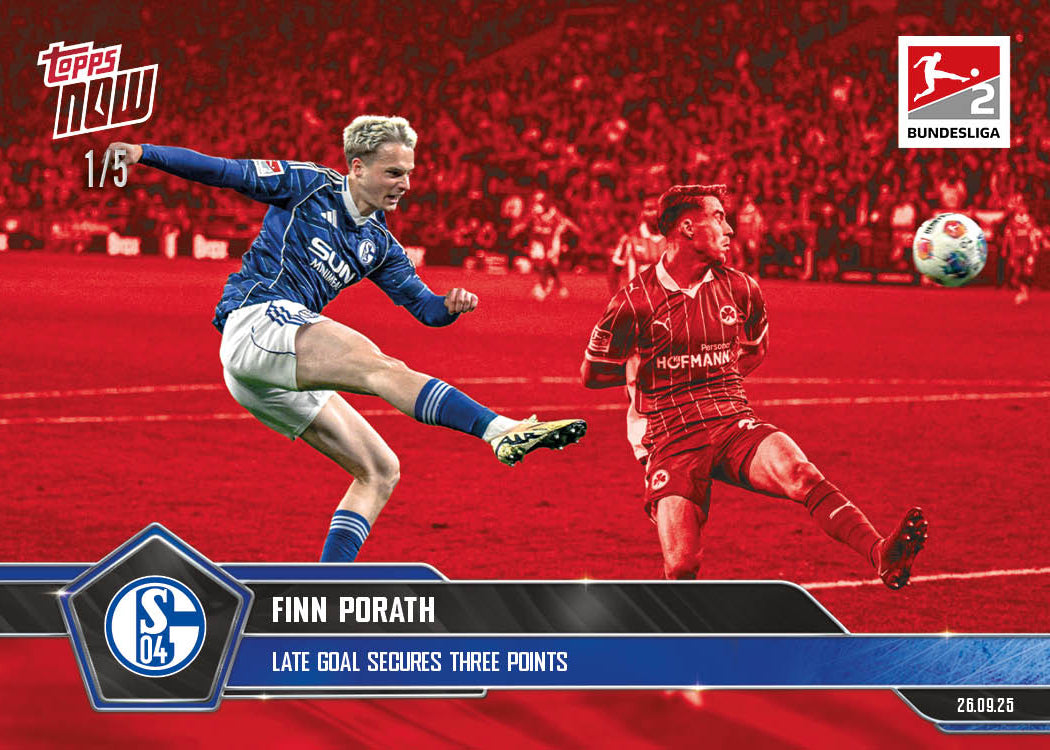 Finn Porath - 2025-26 Bundesliga Topps NOW - Card 30 - PR: 275 - Image 3