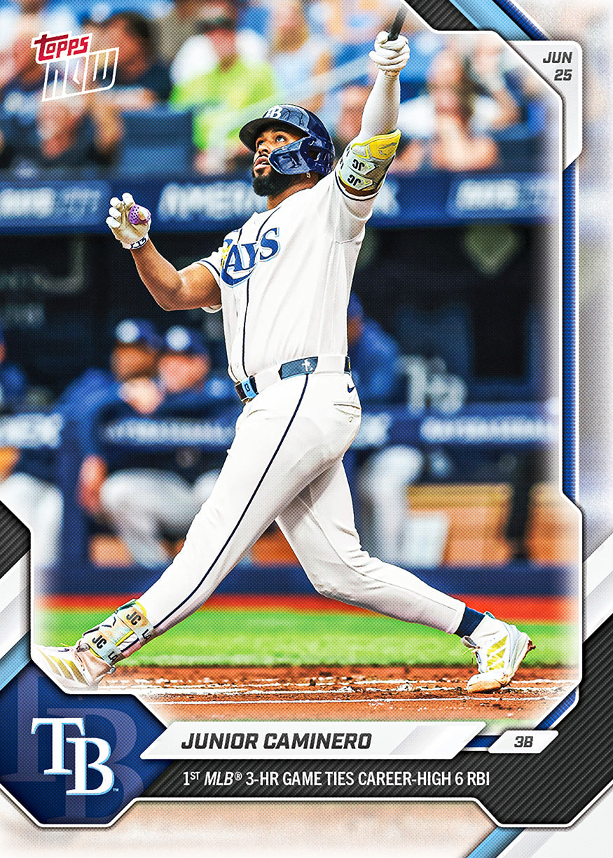 Junior Caminero - 2026 MLB Topps NOW - Card 377 - PR: 1091