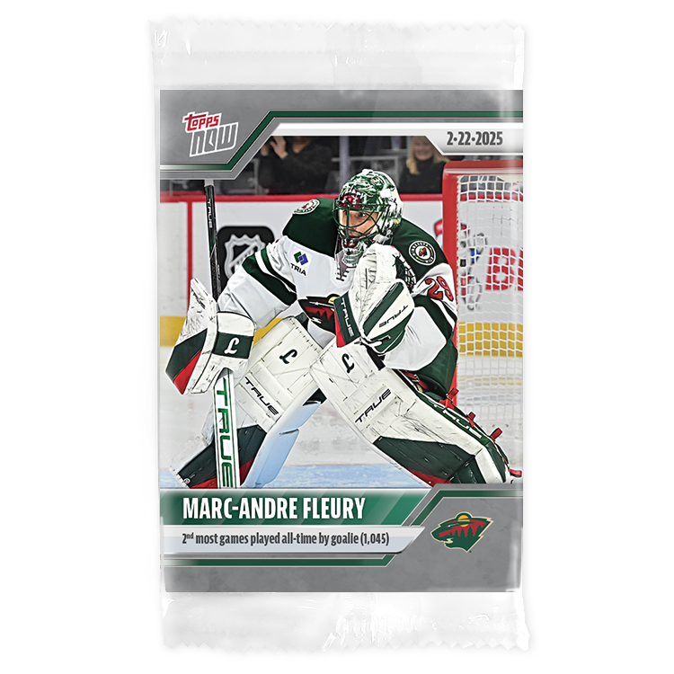 Marc-Andre Fleury - 2024-25 NHL Topps NOW - Sticker # 115 Pack - PR: 225