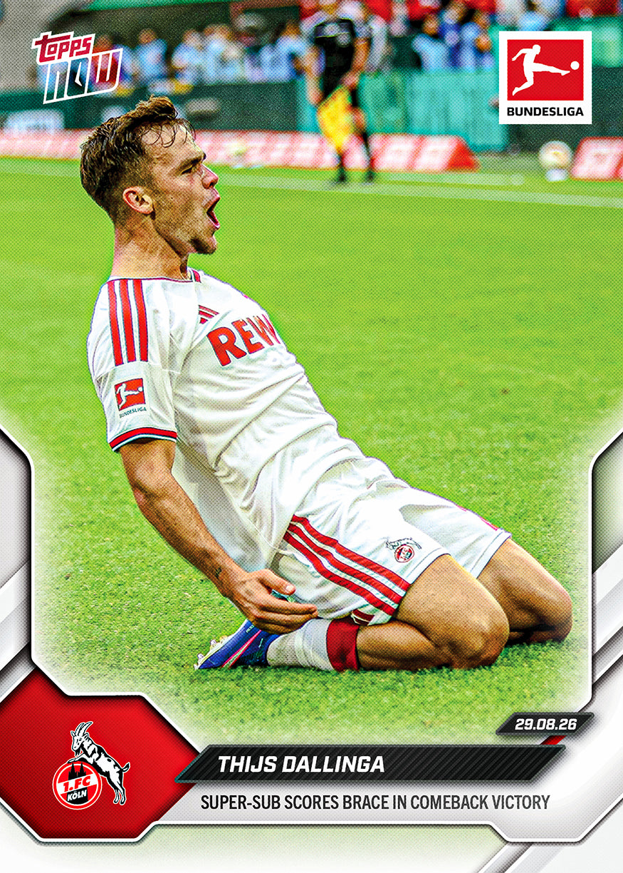 Thijs Dallinga - 2026-27 Bundesliga Topps NOW - Card 8