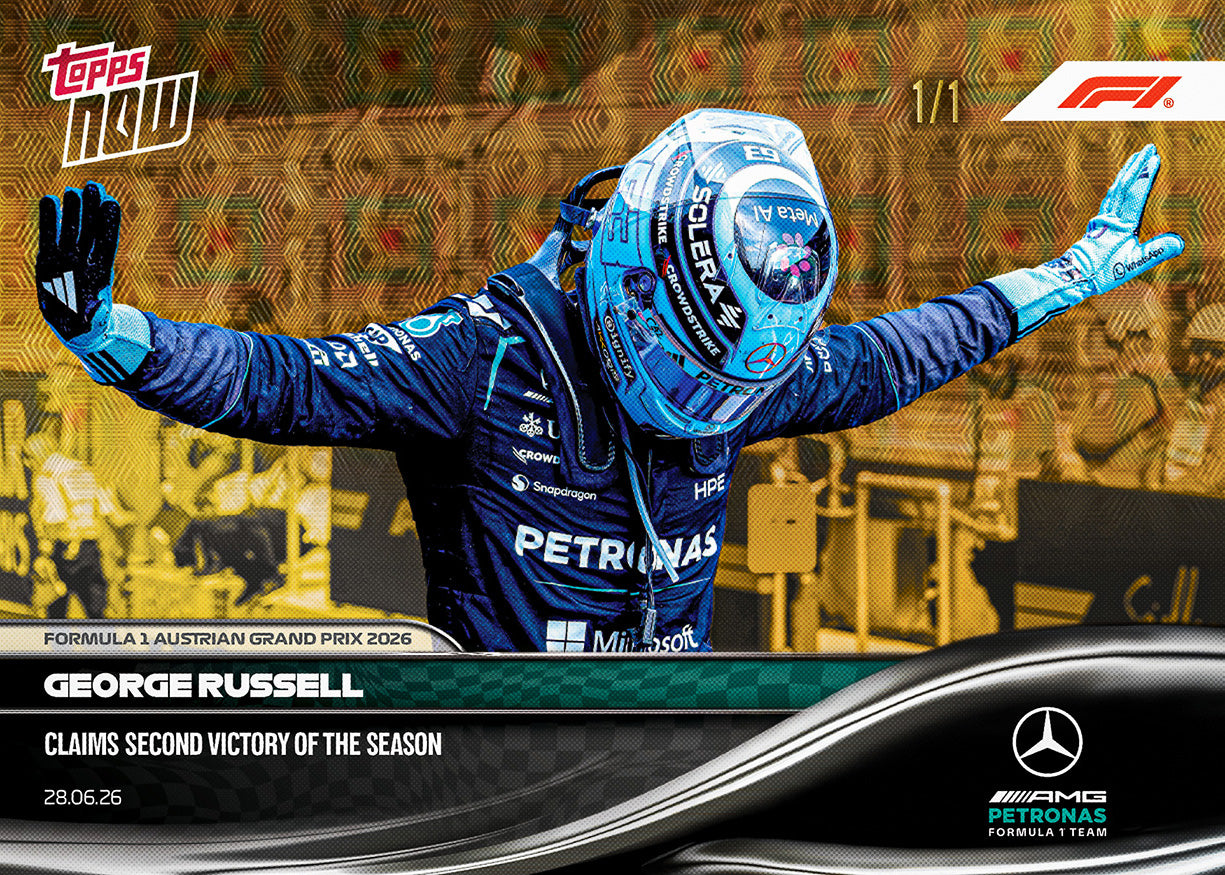 George Russell - 2026 Formula 1 Topps NOW - Card 42 - PR: 7349 - Image 2
