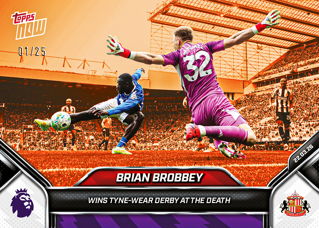 Brian Brobbey - 2025-26 Premier League Topps NOW - Card 163 - PR: 1098 - Image 5