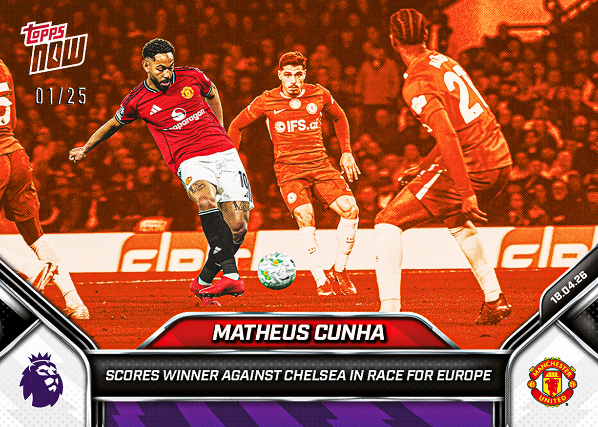 Matheus Cunha - 2025-26 Premier League Topps NOW - Card 174 - PR: 760 - Image 5