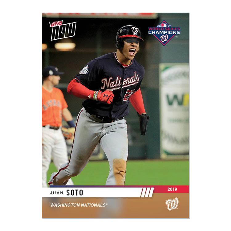 2019 Washington Nationals TOPPS NOW World Series 20-Card Team Set - Collector's Edition + Autograph Card - Image 4