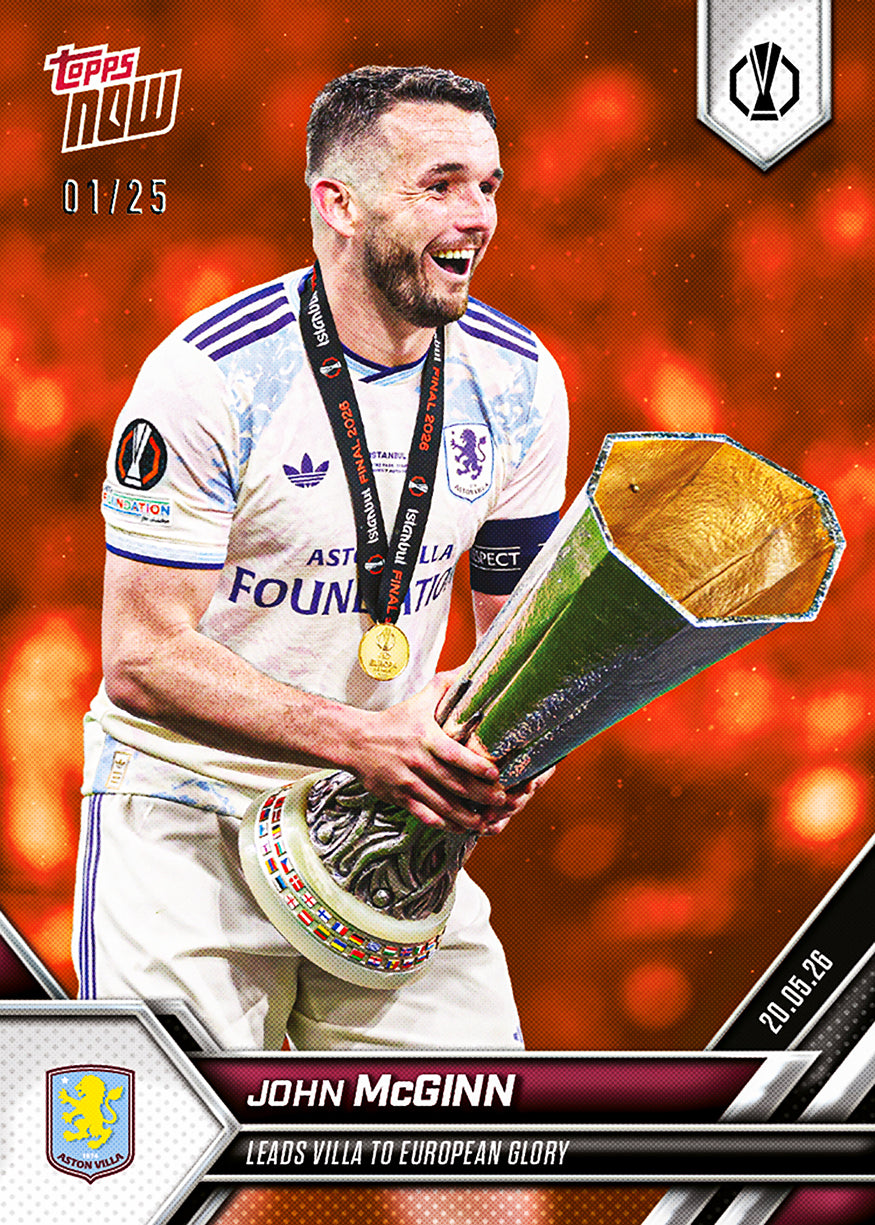 John McGinn - 2025-26 UEL Topps NOW - Card 32 - PR: 1473 - Image 7