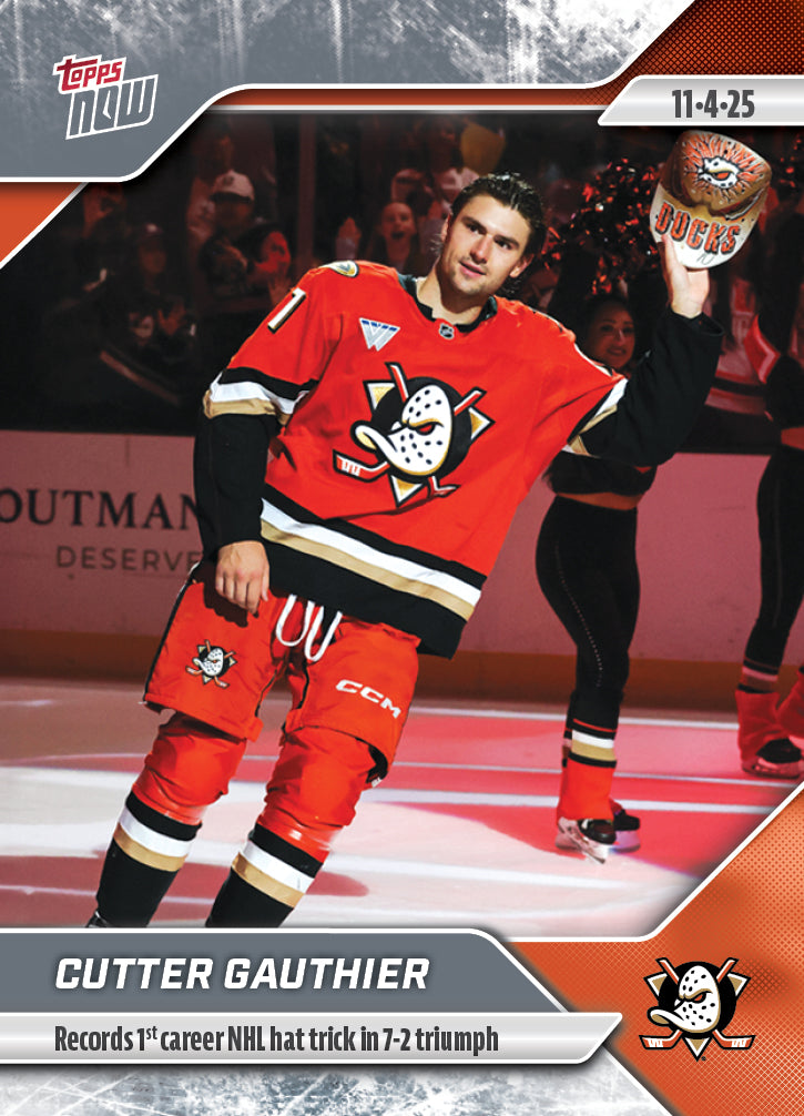 Cutter Gauthier - 2025-26 NHL Topps NOW - Sticker # 28 Pack - PR: 165