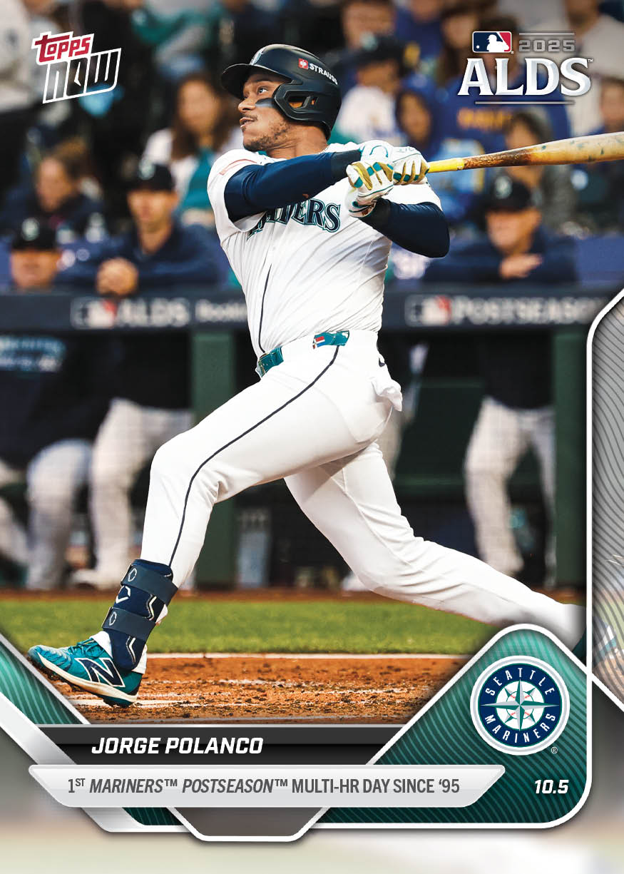 Jorge Polanco - 2025 MLB Topps NOW - Card 829 - PR: 1017