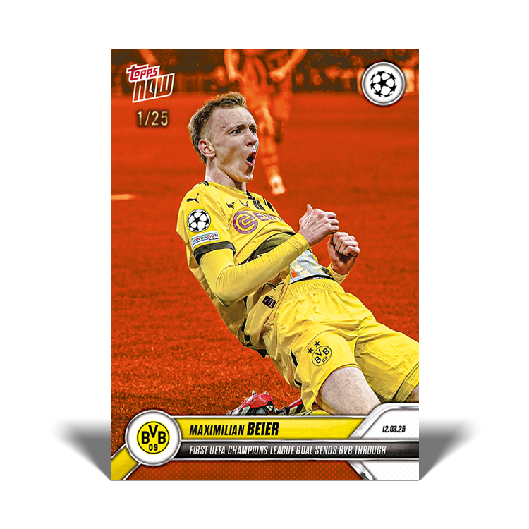 Maximilian Beier - 2024-25 UCL Topps NOW Card 126 - PR: 153 - Image 6