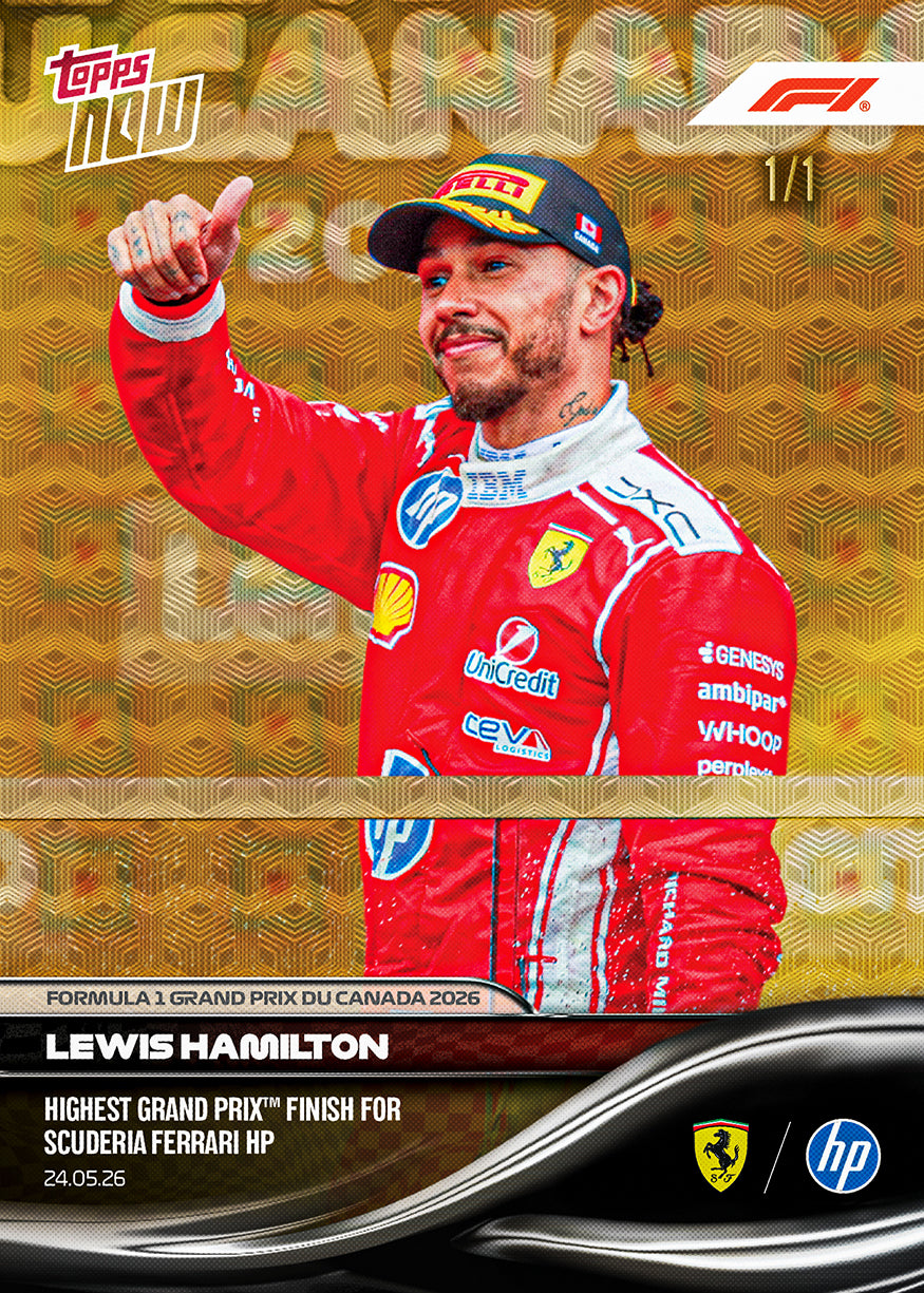 Lewis Hamilton - 2026 Formula 1 Topps NOW - Card 32 - PR: 5960 - Image 2