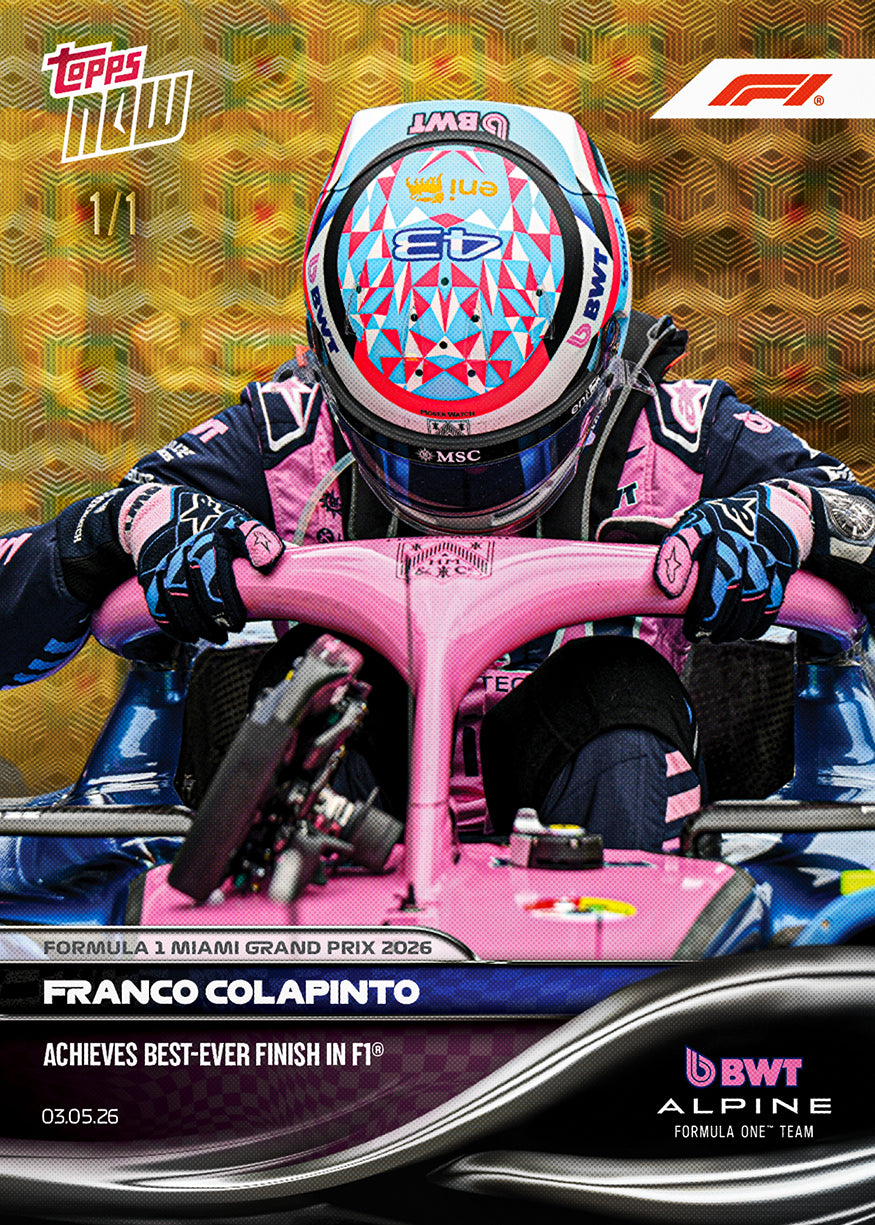 Franco Colapinto - 2026 Formula 1 Topps NOW - Card 27 - PR: 1675 - Image 2