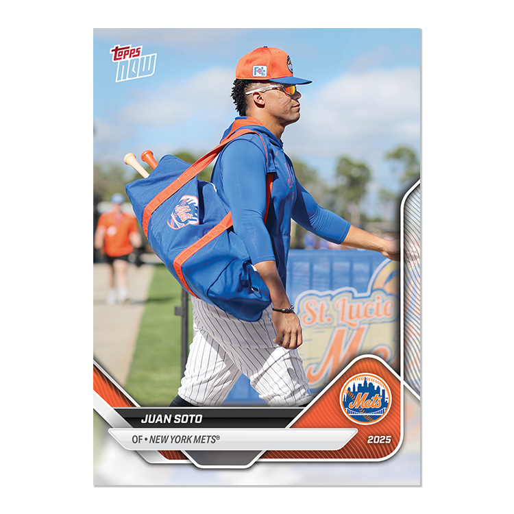 Alternative view of 2025 New York Mets MLB Topps NOW Road To Opening Day 11-Card Team Set - PR: 1088