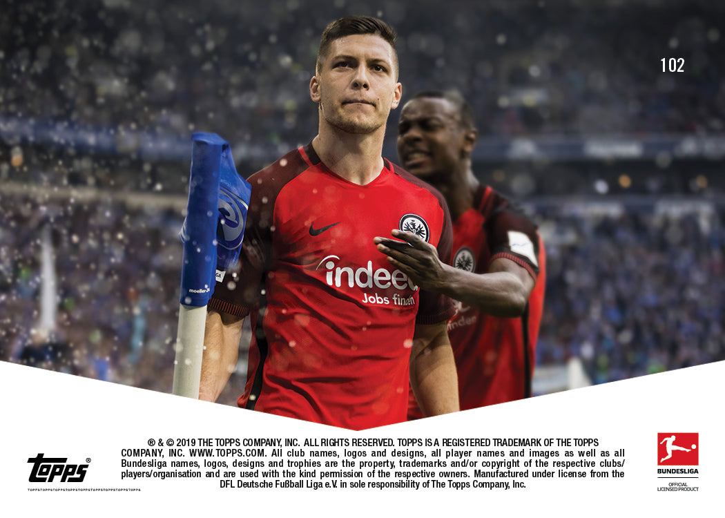 Alternative view of Scores game-winning penalty in 99th minute- Bundesliga TOPPS NOW Card 102 - Print Run: 49