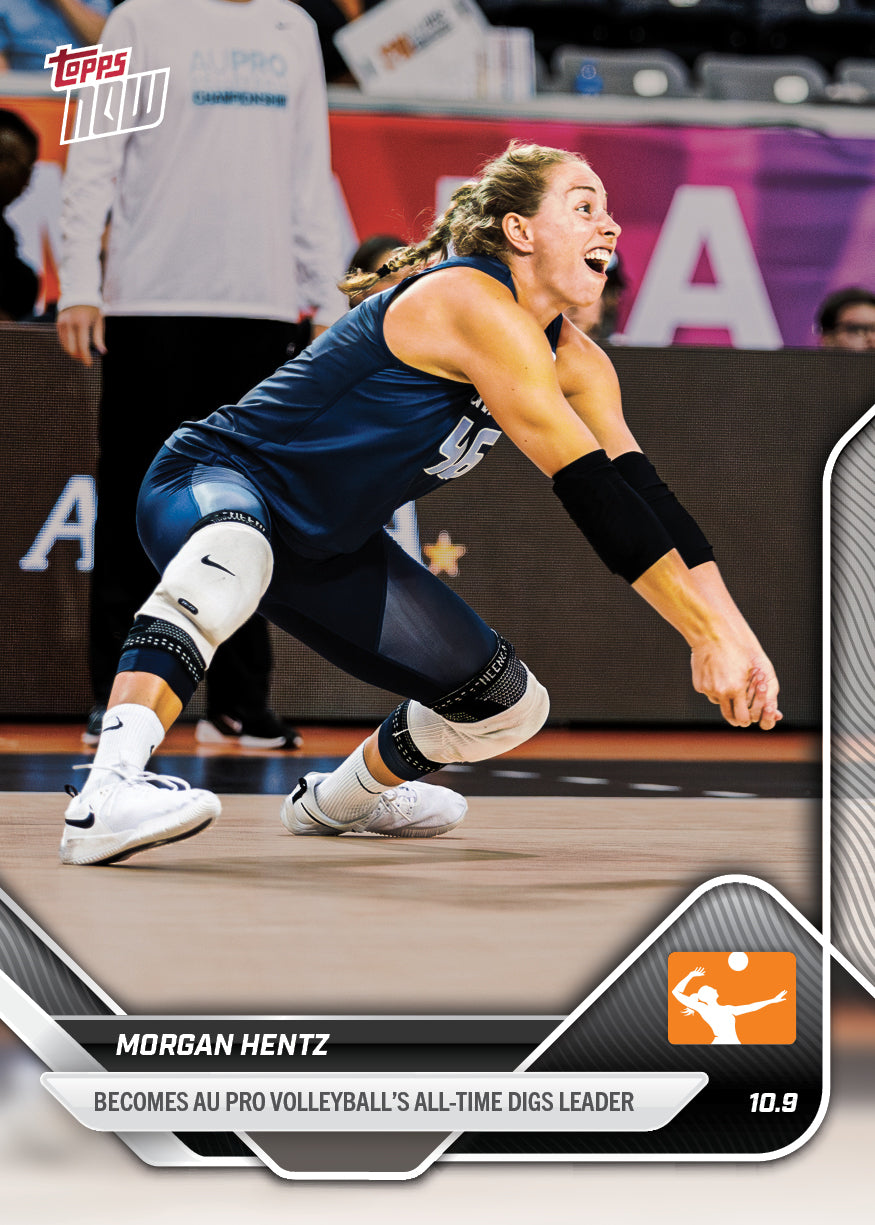 Morgan Hentz - 2025 AU Pro Volleyball Topps NOW - Card 3 - PR: 109