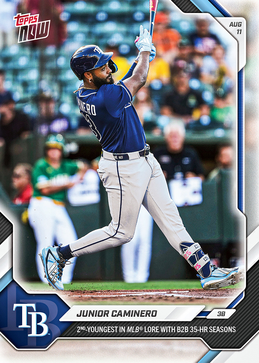 Junior Caminero - 2026 MLB Topps NOW - Card 546 - PR: 1174