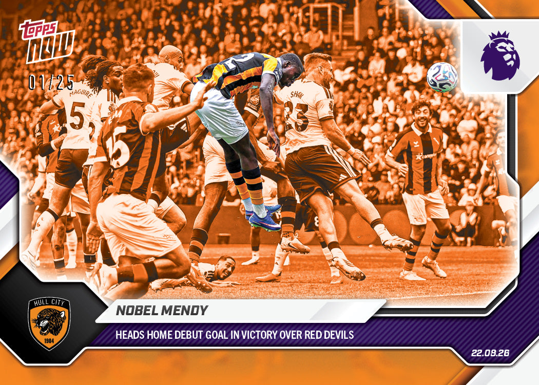 Nobel Mendy - 2026-27 Premier League Topps NOW - Card 5 - PR: 411 - Image 5