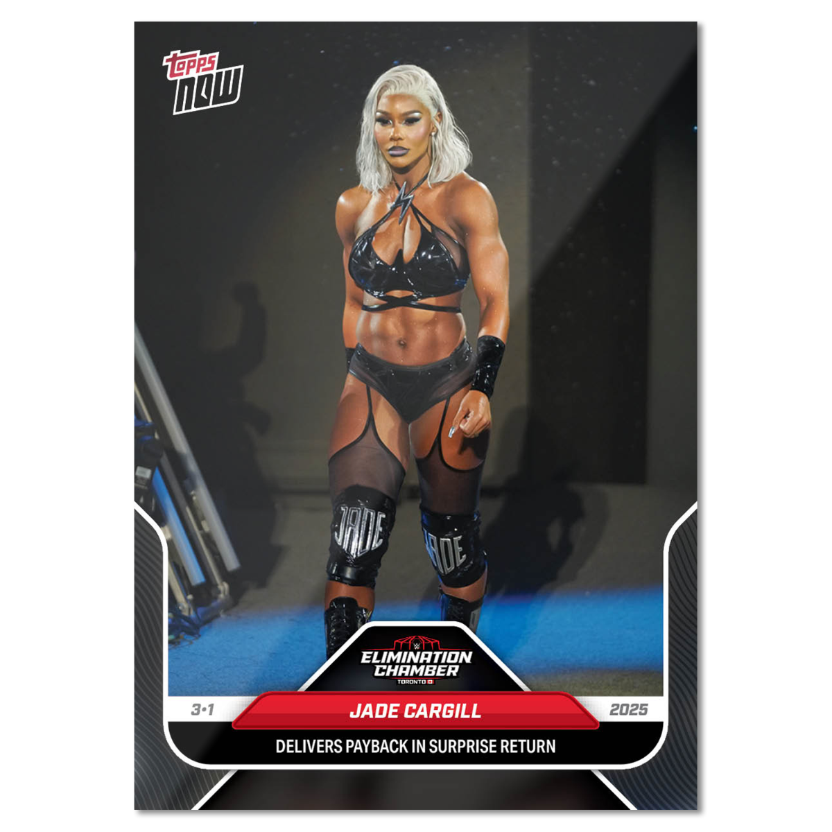 Jade Cargill - 2025 WWE Topps NOW - Card 28 - PR: 1577