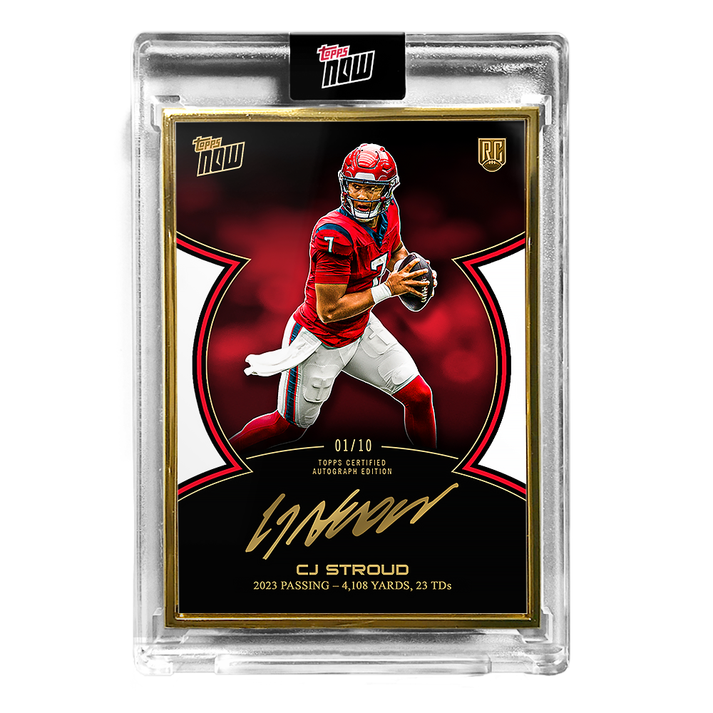 CJ Stroud Rookie Campaign Autograph Box Set - Topps NOW Football - Image 9