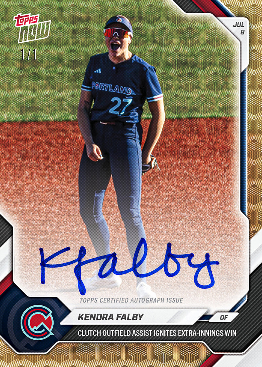 Kendra Falby - 2026 AUSL Topps NOW - Card 33 - PR: 684 - Image 2
