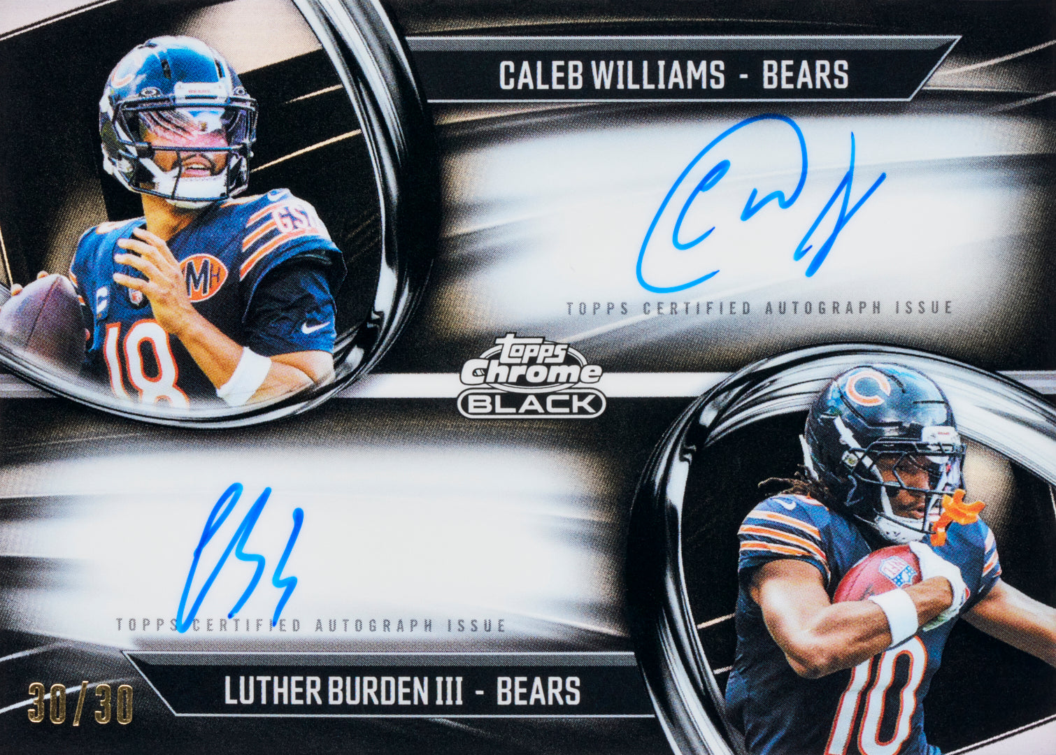 Alternative view of 2025 Topps Chrome Black Football - Hobby Box - Sealed Case