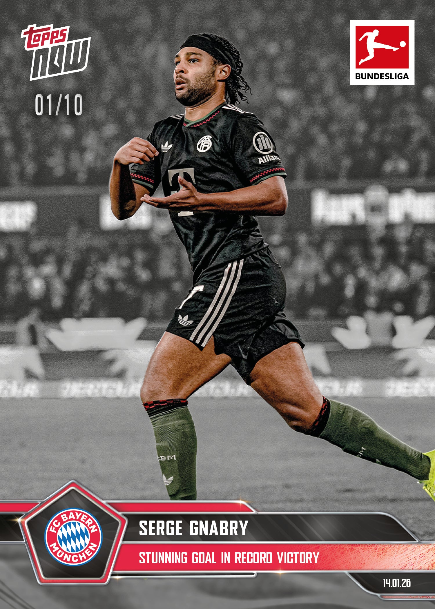 Serge Gnabry - 2025-26 Bundesliga Topps NOW - Card 98 - PR: 403 - Image 4
