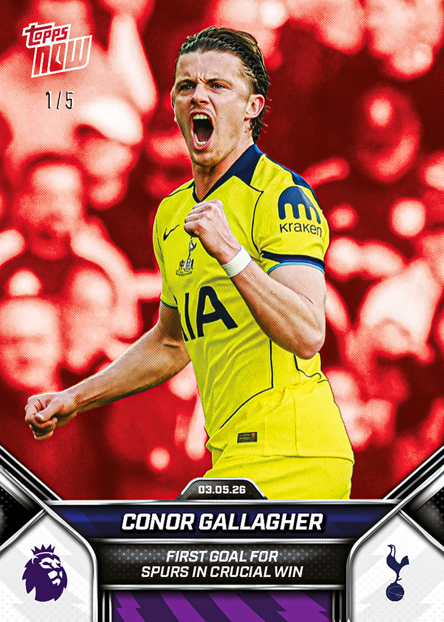 Conor Gallagher - 2025-26 Premier League Topps NOW - Card 187 - PR: 434 - Image 3