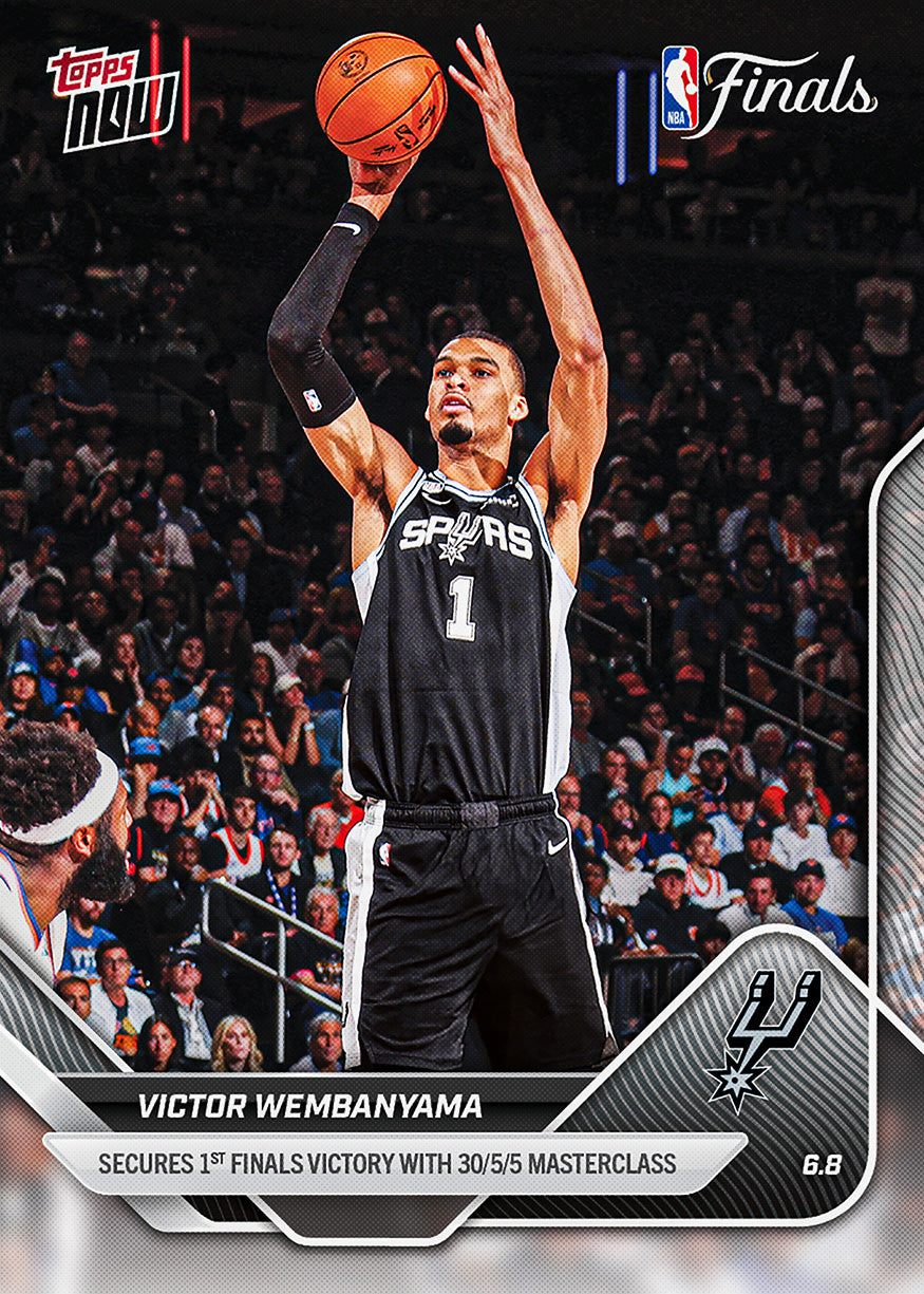 Victor Wembanyama - 2025-26 NBA Topps NOW - Card 335 - PR: 34286