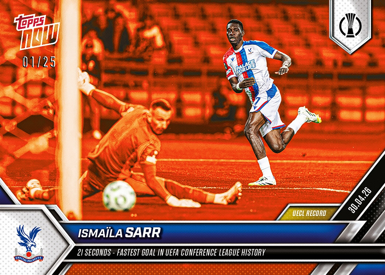 Ismaïla Sarr - 2025-26 UECL Topps NOW - Card 9 - PR: 206 - Image 5