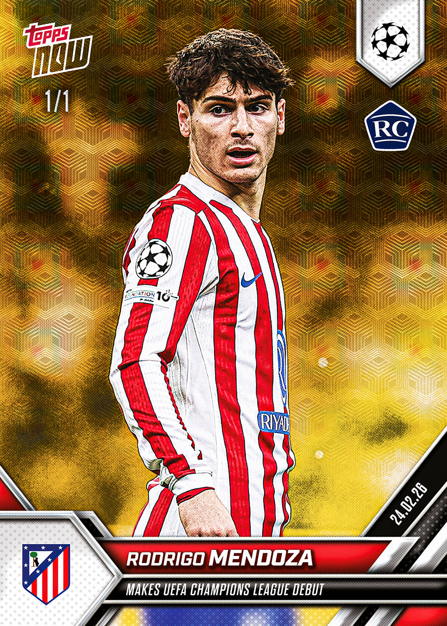 Rodrigo Mendoza - 2025-26 UCL Topps NOW - Card 95 - PR: 280 - Image 2