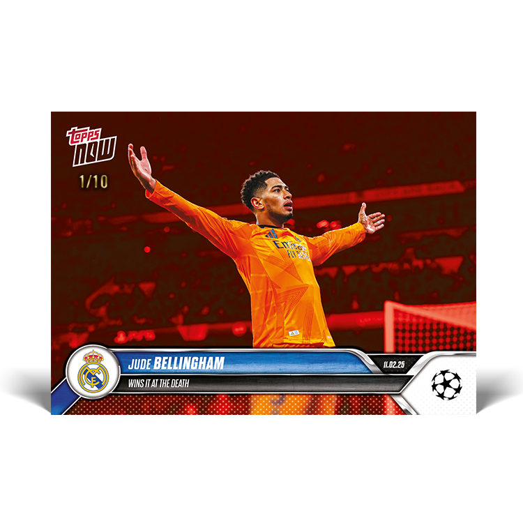 Jude Bellingham - Wins it at the death - 24/25 UCL Topps NOW Card 95 - PR: 1506 - Image 4