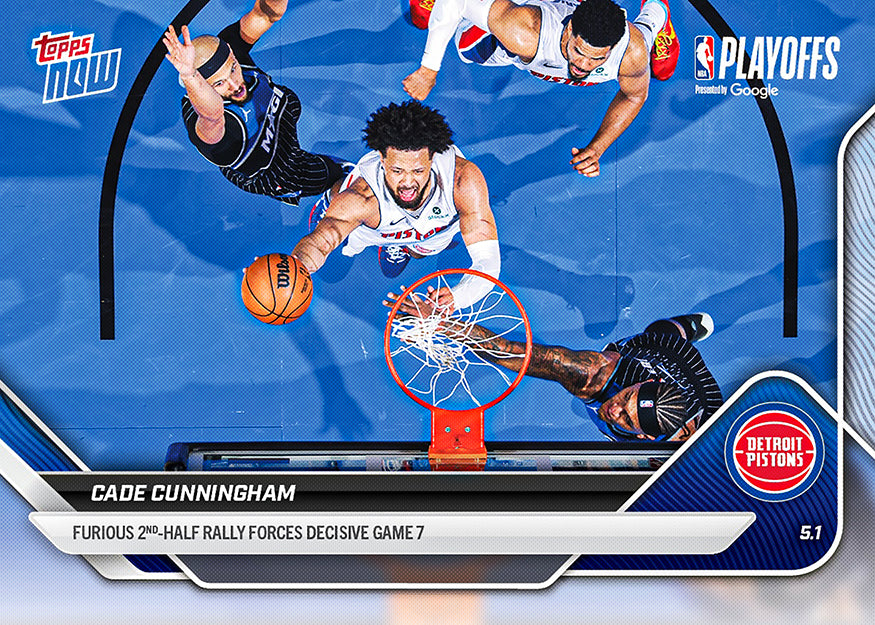 Cade Cunningham - 2025-26 NBA Topps NOW - Card 287 - PR: 914