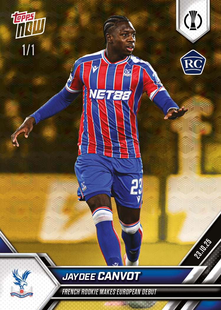 Jaydee Canvot - 2025-26 UECL Topps NOW - Card 4 - PR: 268 - Image 2
