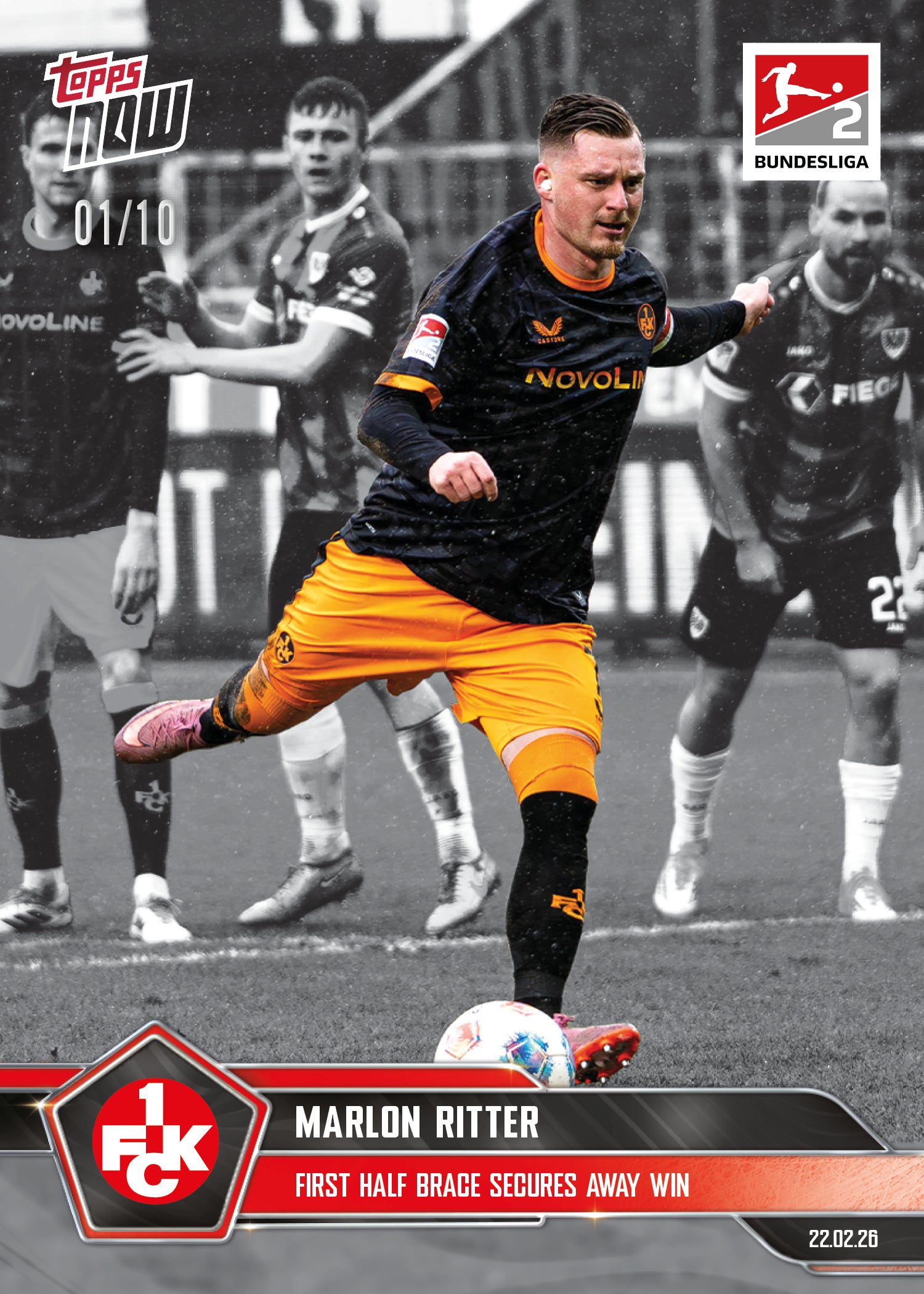 Marlon Ritter - 2025-26 Bundesliga Topps NOW - Card 133 - PR: 483 - Image 4