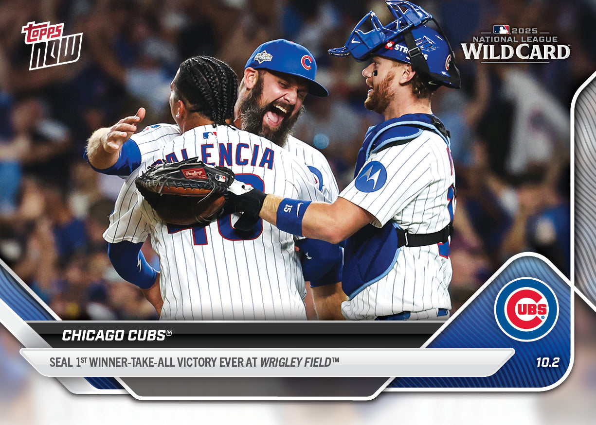 Chicago Cubs - 2025 MLB Topps NOW - Card 815 - PR: 1216
