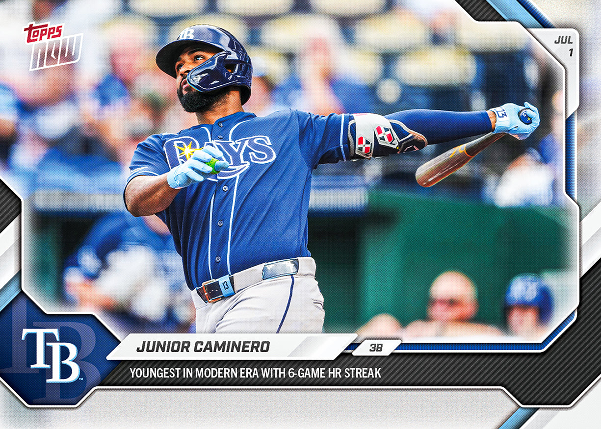 Junior Caminero - 2026 MLB Topps NOW - Card 404 - PR: 1311