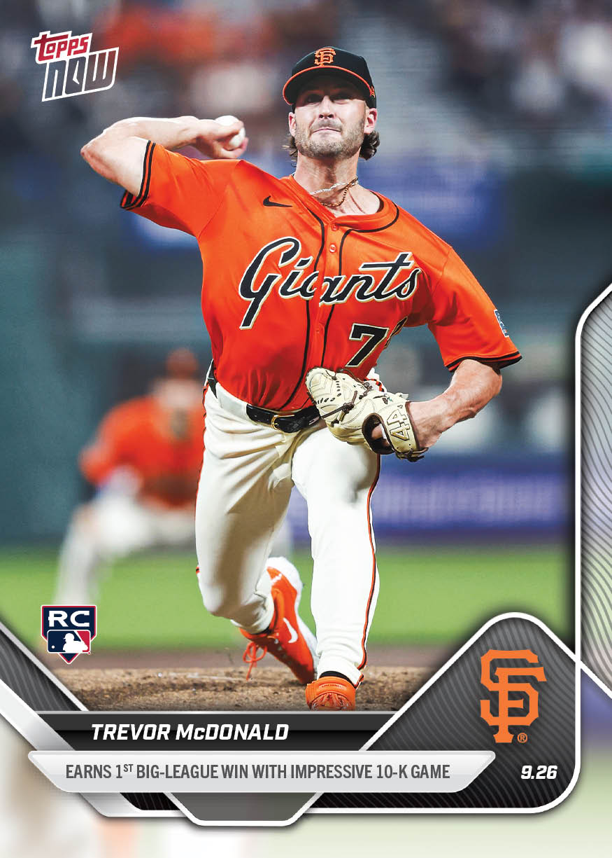 Trevor McDonald - 2025 MLB Topps NOW - Card 781 - PR: 708