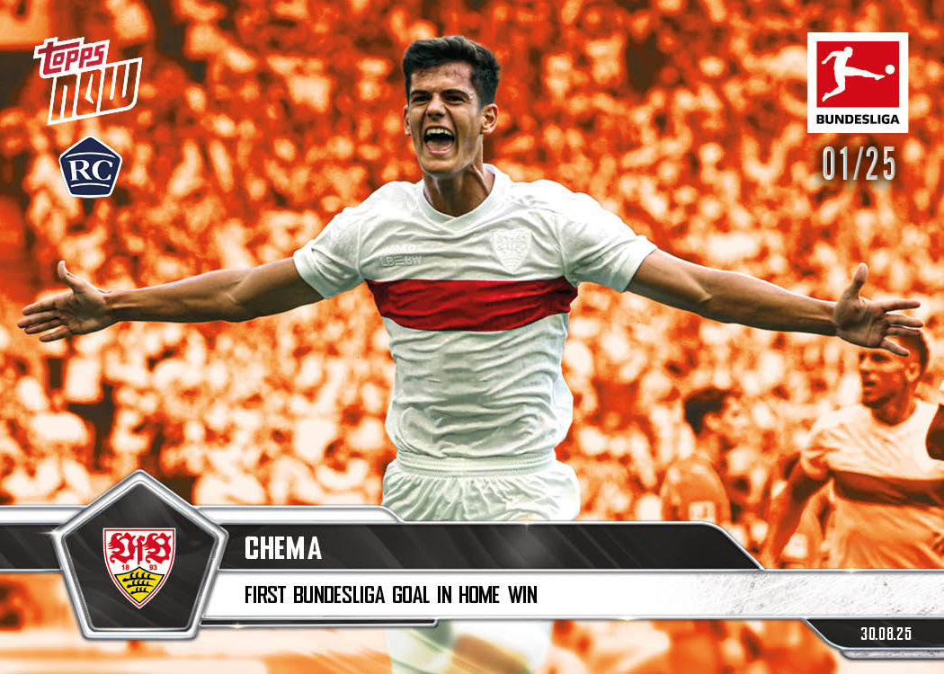 Chema Andrés - 2025-26 Bundesliga Topps NOW - Card 12 - PR: 535 - Image 5