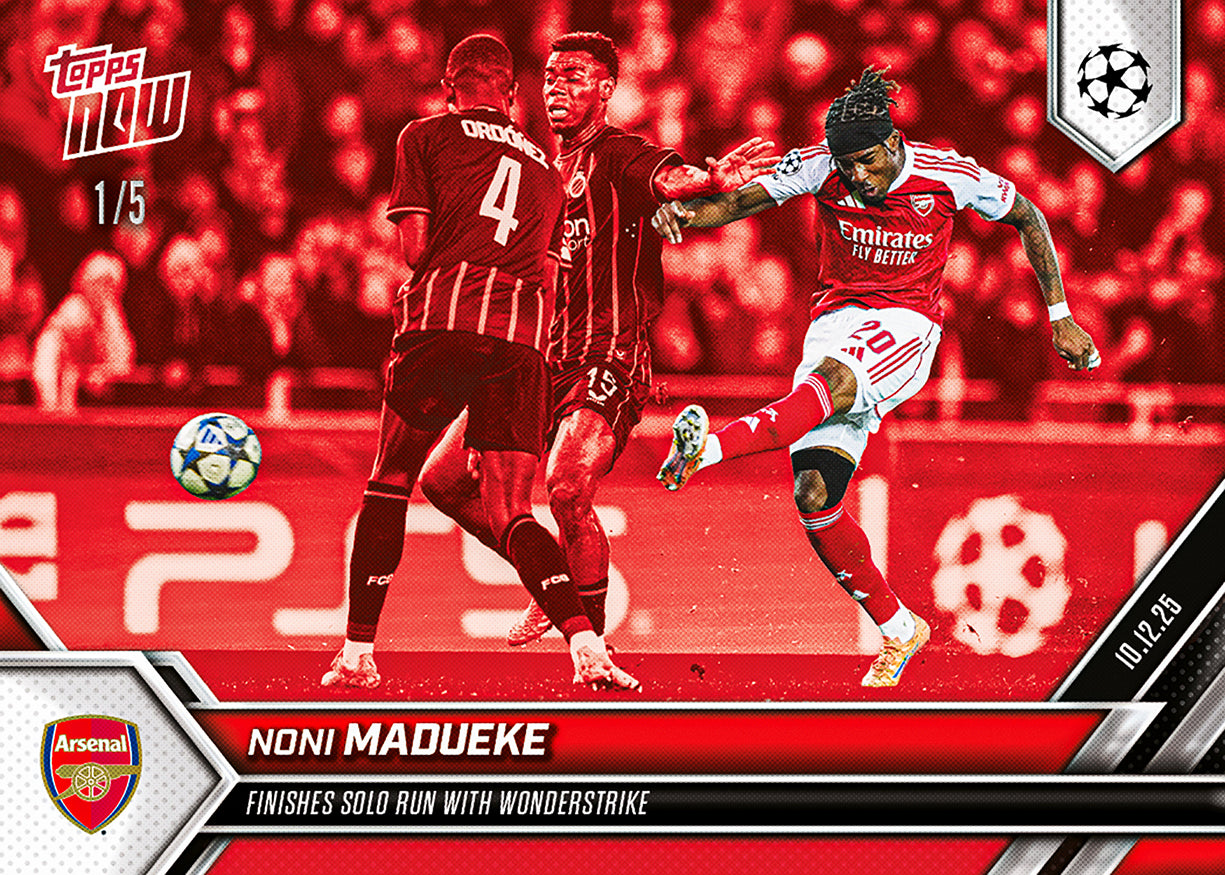Noni Madueke - 2025-26 UCL Topps NOW - Card 69 - PR: 485 - Image 3