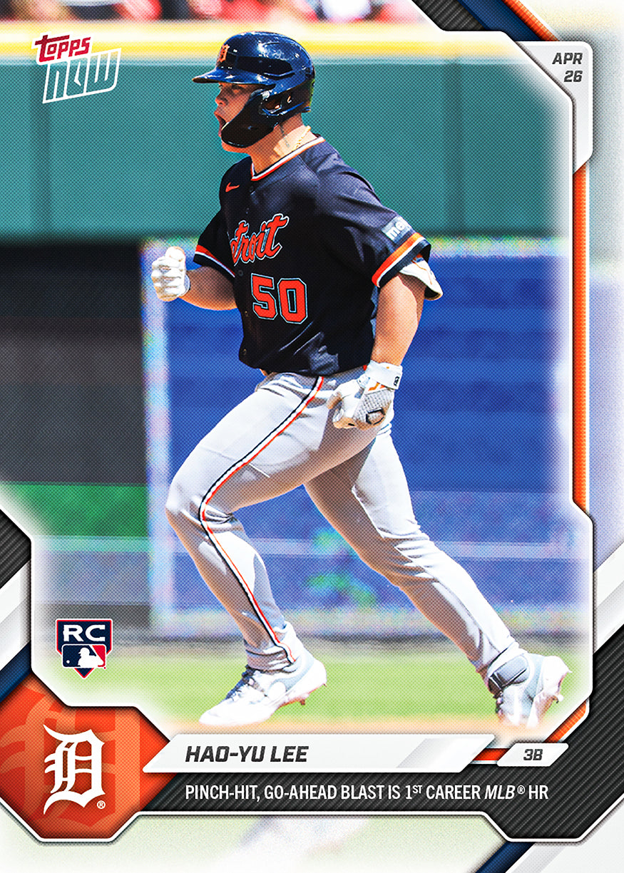 Hao-Yu Lee - 2026 MLB Topps NOW - Card 131 - PR: 6291
