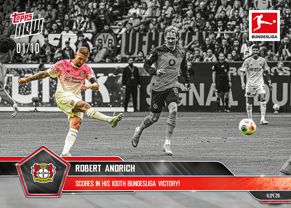 Robert Andrich - 2025-26 Bundesliga Topps NOW - Card 165 - PR: 63 - Image 4