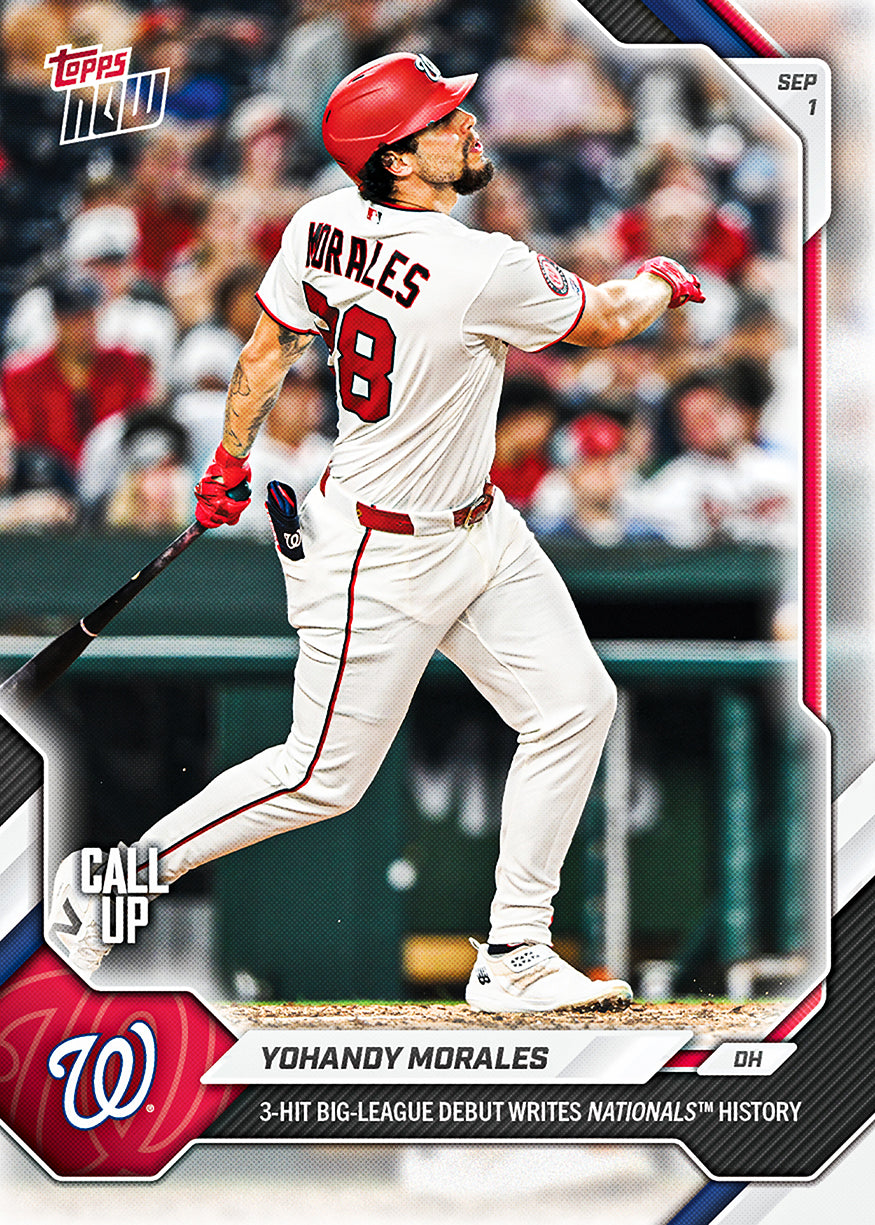 Yohandy Morales - 2026 MLB Topps NOW - Card 625 - PR: 1041