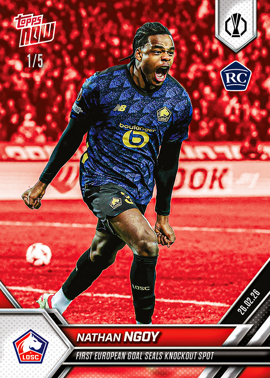 Nathan Ngoy - 2025-26 UEL Topps NOW - Card 21 - PR: 272 - Image 3