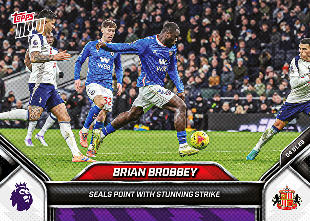 Brian Brobbey - 2025-26 Premier League Topps NOW - Card 101 - PR: 320