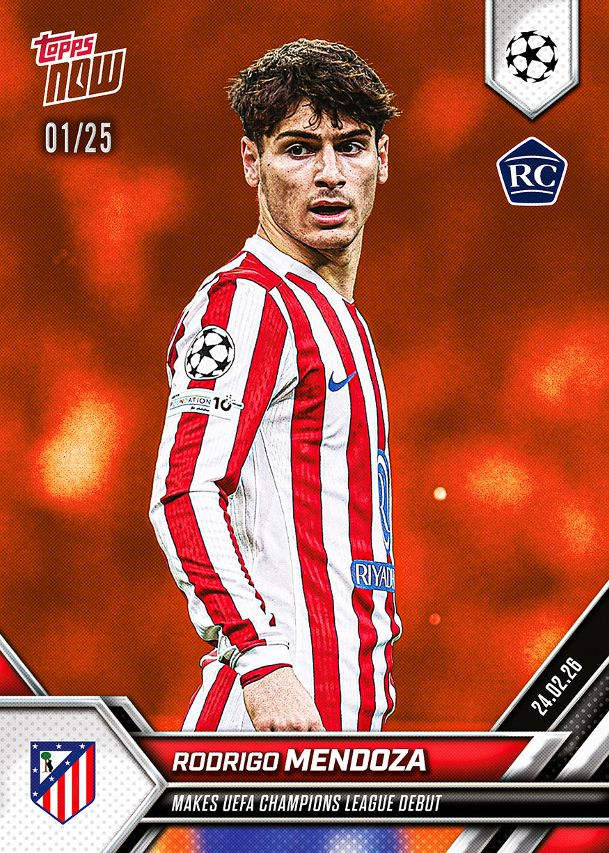 Rodrigo Mendoza - 2025-26 UCL Topps NOW - Card 95 - PR: 280 - Image 5