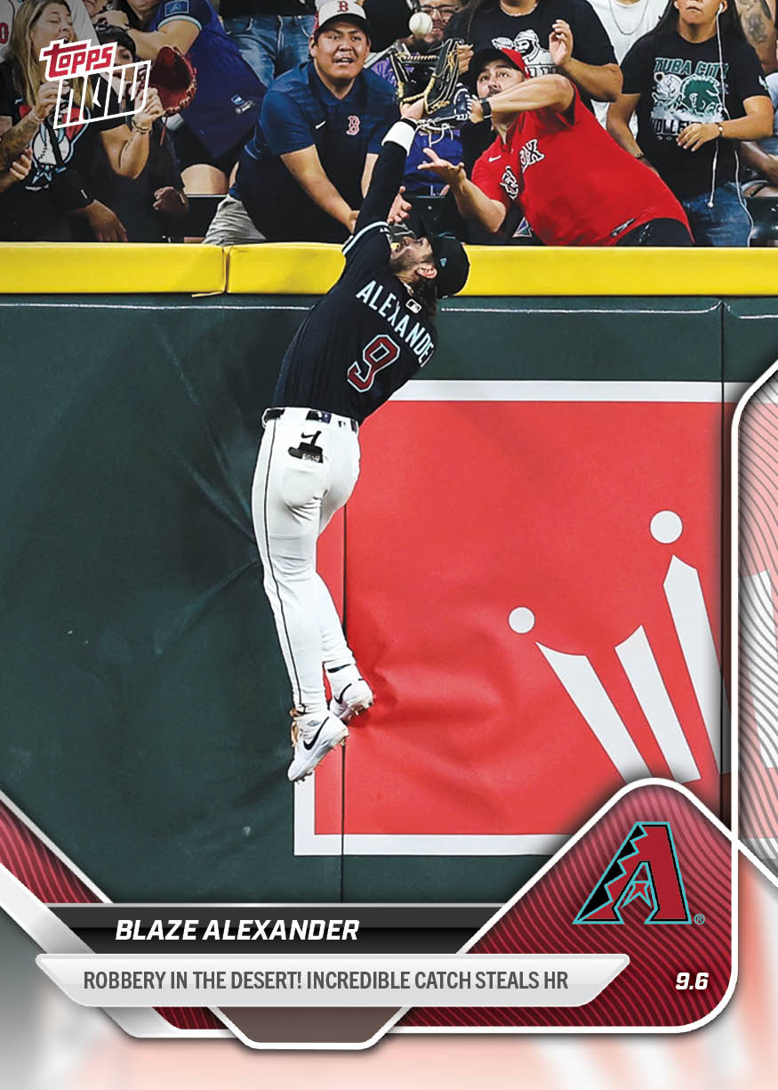 Blaze Alexander - 2025 MLB Topps NOW - Card 670 - PR: 868