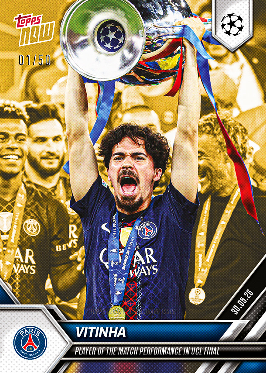 Vitinha - 2025-26 UCL Topps NOW - Card 142 - PR: 2235 - Image 8