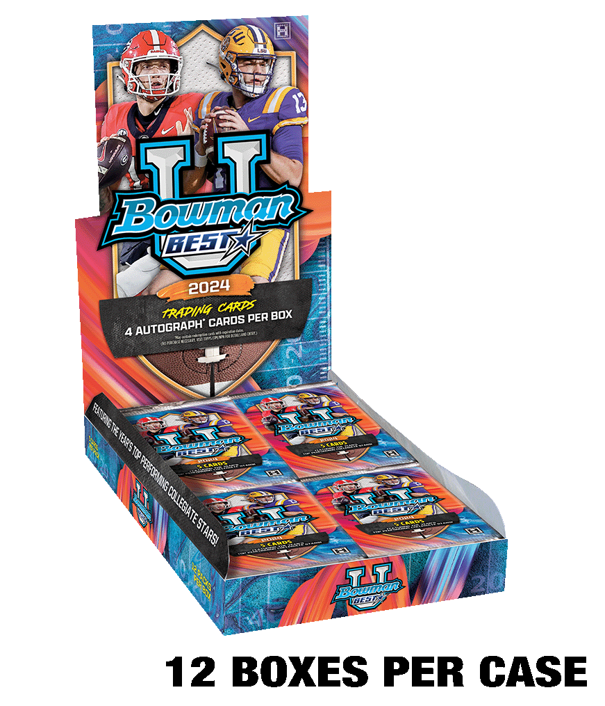 2024 Bowman University Best Football - Hobby Box - Sealed Case - Pre-Order