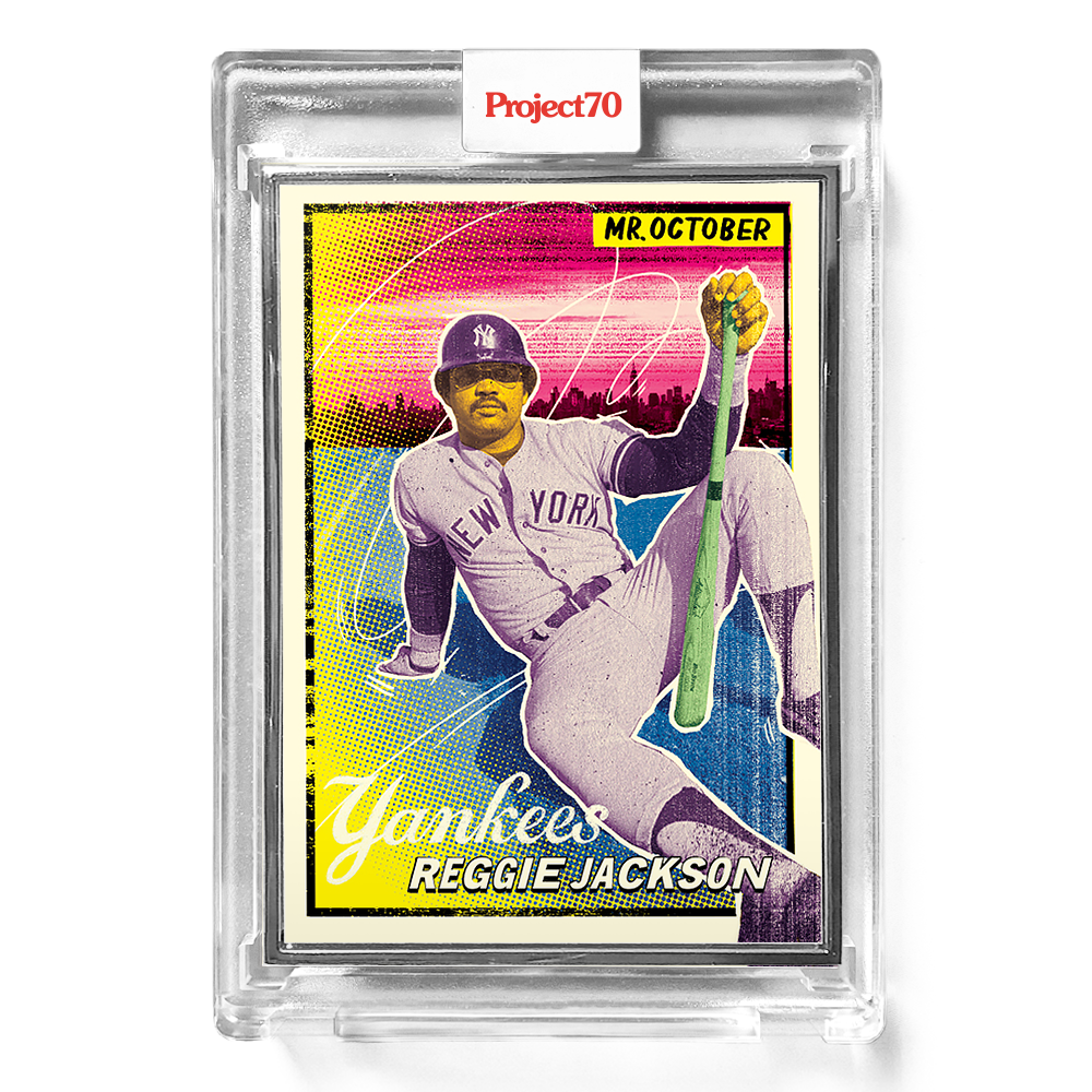 Topps Project70 Card 395 - 2010 Reggie Jackson by New York Nico - Artist Proof # to 51