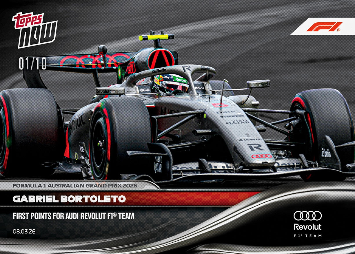 Gabriel Bortoleto - 2026 Formula 1 Topps NOW - Card 16 - PR: 1700 - Image 4